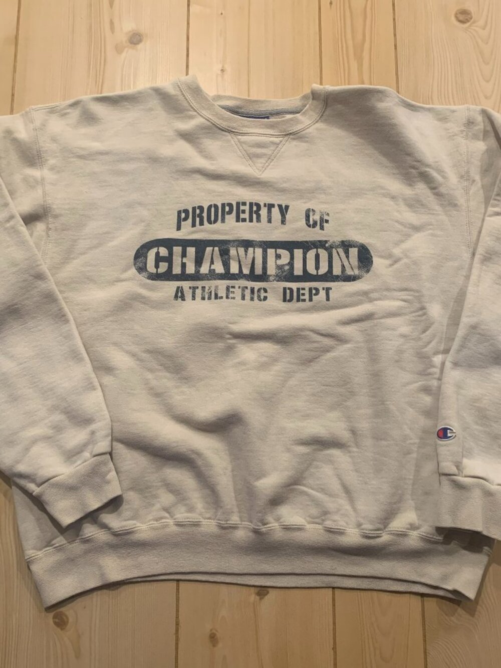 Vintage Y2K Champion Property Athletic Dept Department Activewear Sweatshirt L